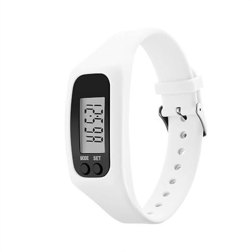 Bduttlefish Orologio contapassi, fitness tracker senza smartphone/Bluetooth/app, contapassi LCD, contapassi, distanza, contacalorie, impermeabile, orologio sportivo per camminare e correre