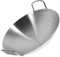 LIGIGWASH Wok Inoxidable Redondo Sartén Grande para Cocinar Freír y Asar Casa Aire