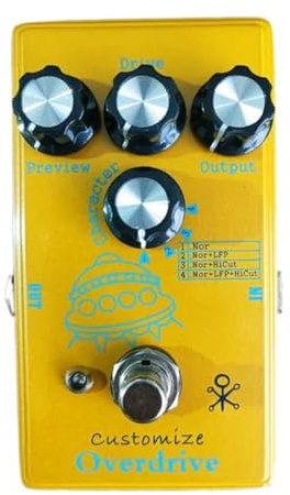 TsoLay Electric Guitar Effect Pedal Low Gain Overdrive, Built-inFever Circuit, Metal Overdrive Effect Pedal