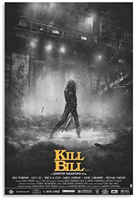 WQBYDS Leinwand Wandkunst Malerei 50 * 70cm Senza Cornice Kill Bill 2 Movie Canvas Art Posters for Room Estetica Cool Wall Decor Art Alternativa Hanging Painting