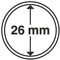 Lot de 10 capsules pour pièces de monnaie en or ou argent, 14 – 62 mm 26,0 mm