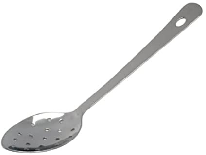 Genware 300112 S/ST Perforated Spoon With Hanging Hole, 12