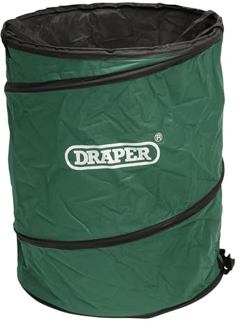 Draper PUTB/D General Purpose Pop Up Tidy Bag, Green, 560 x 720 mm
