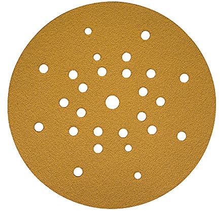 Mirka Gold Universal-Schleifpapier Ø 225mm Klett P240, 25/Pack/Zum Schleifen von Gips, Spachtel, Spanplatten, Holz, Lack