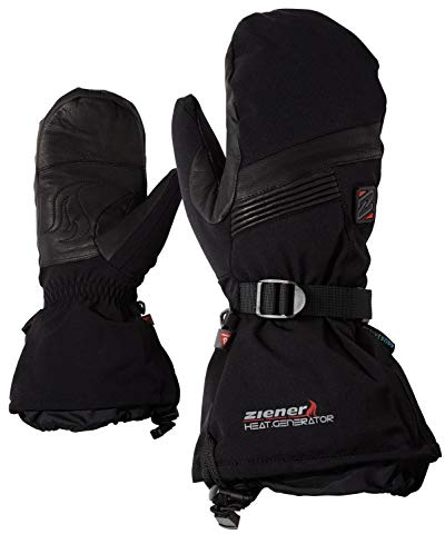 Ziener GION AS(R) PR Hot Mitten Handschuh Ski Alpine für Herren, Schwarz, Größe 9,5