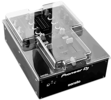 Decksaver Cover for Pioneer DJ DJM-S3 - Super-Durable Polycarbonate Protective lid in Smoked Clear Colour, Made in The UK - The DJs' Choice for Unbeatable Protection