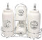 Tognana Linea Dolce CASA, Huile de Menage/Vinaigres/Sel/Poivre Céramique Beige