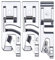 3pcs Narrow Rolled Hem Nähmaschine Nähfuß Set, Geeignet für Haushalts-Multifunktionsnähmaschinen (3 mm, 4 mm und 6 mm)