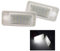 MuChangZi 2 Stücke 12V LED Auto Kennzeichenbeleuchtung Led Leuchten für A/UDI A3 S3 A4 S4 B6 B7 A6 C6 S6 A8 S8 Q7 RS4 Avant Quattro Carbriolet RS6