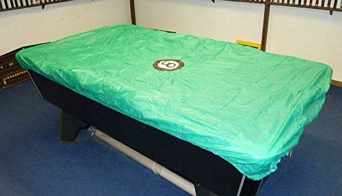 cueball16 Robuste Vinyl-Abdeckung mit 8 Kugeln, für englische Billardtische von 182,9 m, Grün