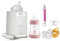 Chicco Perfect 5 Starter-Set, Mädchen, Antik-Flasche, Clip, Flaschenwärmer, Gummi, Rosa, 5 Unità (Confezione da 1)