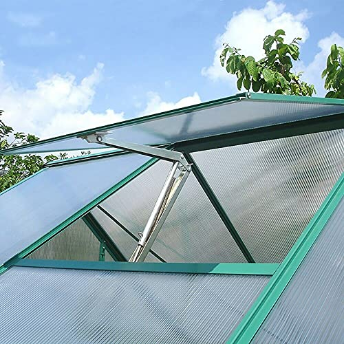 Tawveml Automatique Solaire Sensible Ouvre-fenêtre à la Chaleur - pour Serre et abri de Jardin Ouverture et Fermeture par contrôle de la température Automatique, Force de Levage : Charge Max 7kg