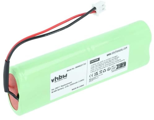 vhbw Akku Ersatz für Hazet 29011 | für Taschenlampe Kopflampe (2500mAh, 4,8V, NiMH)