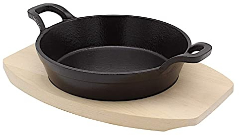 Karl Krüger Eisenguss Servierpfanne Serie Toledo 18 cm Schwarz