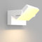 Klighten 24W Außenwandleuchte Aussenleuchte, Wasserdicht IP65 Wandleuchte Innen Außen Wandlampe mit Schwenkbar LED Panel Außenlampe für Eingang Flur Balkone, 1500 LM, Warmweiß 2700K-3000K, Weiß