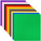 Best Blocks Stackable Baseplates Set - Rainbow Colours, 12 Pieces Set - 25 x 25 CM LEGO-Compatible Building Baseplates for Ages 4 and Up, Compatible with LEGO Blocks, Compatible with LEGO Base Plates