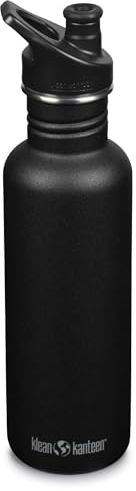 Klean Kanteen Unisex – Erwachsene Klean Kanteen-1008439 Flasche, Black, One Size