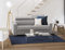 Talamo Italia - 2-Sitzer Schlafsofa Aida, Wohnzimmersofa mit drehbarer Öffnung, verstellbare Kopfstützen und schmale Armlehnen, 100 % Made in Italy, 180 x 95 x 85 cm, Grau
