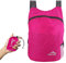 TSLBW Ultraleichter, faltbarer Rucksack, kleiner Wanderrucksack, langlebig, leicht, verstaubar, für Damen und Herren, für Outdoor-Sport, Reisen, Wandern, Camping, Radfahren, 1-Rose, S