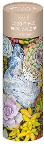 1000 Stück Puzzle in Rohr - Succulents