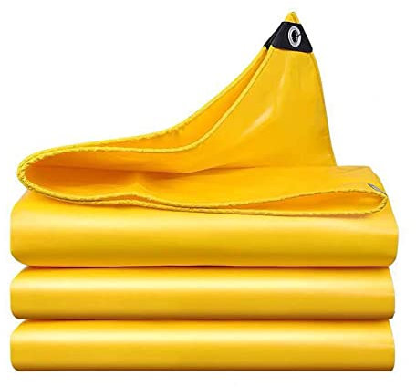 FOGUO Lonas Impermeables Exterior 4x9m, Lona de PVC Impermeable de con Ojales, Resistente a la Lluvia Lona de Protección, Cubierta para Plantas, para Muebles de jardín, Piscina