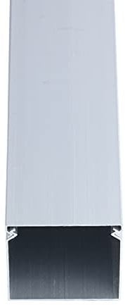 HDYZJQ Metal Cable Raceway Hider for Floor Wall, 20 25 30 40 50 60 70mm Wide, Sturdy Cord Management Kit with Buckle Design, Square Wire Trunking (Size : 25x15mm)