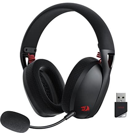 Redragon H848 BT Drahtloses Bluetooth-Gaming-Headset – Leichtgewichtig – 7.1 Surround Sound – 40 mm-Treiber – Abnehmbares Mikrofon – Multiplattformen für PC, PS5/4/3, Switch, Handy