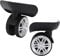 Pissente Kofferräder 1 Paar A65, Räder Mute Swivel Koffer Gepäck Samsonite Ersatzräder Ersatz für Caster Ersatzteile