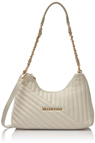 Valentino Damen Laax Re Schultertasche, Gebrochenes Weiß