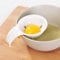 Kitchen Egg Yolk White Separator with Bowl Edge Silicone Buckle Egg Separator Dining Cooking Kitchen Gadget ToolsDeft Processed