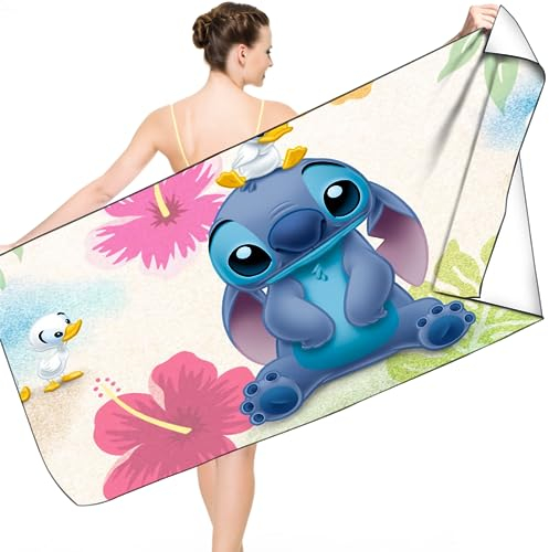 Philoctes Strandtuch Strandlaken Mikrofaser, 75 × 150cm Badelaken Handtuch Saunatuch,Große Badetuch für Urlaub Schwimmen Campin Fitness Reisen Sport Wandern Outdoor Sauna Yoga