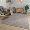 TT Home Wohnzimmer Teppich Esszimmer Kurzflor Geometrische Optik Skandi Boho Unifarben, Farbe:Hellgrau Grau Taupe, Größe:120x160 cm