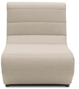 DOMO. collection Outdoor Sessel Borkum, Sessel-Element, Polstersessel wetterfest, Gartenmöbel, Gartensofa, Gartensessel, 73 x 102 x 80 cm (BxTxH), taupe