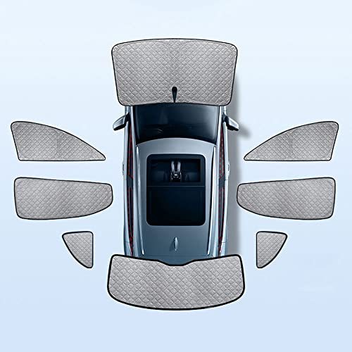 ZFTAP Sonnenschutz Auto für Volkswagenwerk Vw Sharan 2012-2024,UV-Strahlen Car Sunshade Sichtschutz Privacy Hitzeschutz Sonnenblende,A/8pcs