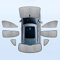 ZFTAP Sonnenschutz Auto für Volkswagenwerk Vw Sharan 2012-2024,UV-Strahlen Car Sunshade Sichtschutz Privacy Hitzeschutz Sonnenblende,A/8pcs