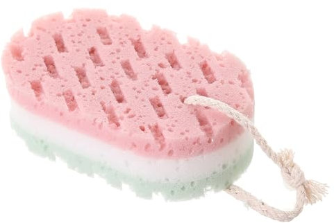 Éponge pour adulte Laveur corporel Trois couches Léger Brosse de douche moussante Salle de bain Nettoyant pour la peau Accessoires Éponge de bain pour adultes Salle de sport et piscine Plus conviviale