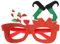 BELOWSYALER Happy New Year Glasses 2023 Photo Props Photo Booth Frame Funny Mask Christmas Glasses Decorations Navidad Happy New Year Glasses