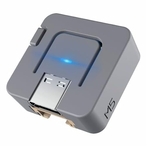 M5Stack Official ATOM Lite Compact ESP32 IoT Development Kit, Grey