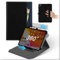 Coque pour iPad Pro 11 Pouces 4ème/3ème/2ème Génération 2022 2021 2020, Housse Cuir Support Rotative 360°et Amovible avec Porte-Crayon & Poche, Flip Etui Veille/Réveil Automatique Noir Bleu