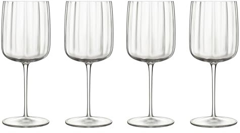 Luigi Bormioli Jazz Spritz - Set di 4 bicchieri da cocktail in cristallo, 550 ml, lavabili in lavastoviglie