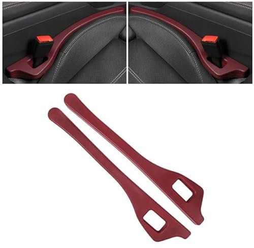 zhaoyaoni Sitzseite Auslaufsicherer Streifen Für E-Class W210 W212 W213 C207 C238,Autositz Gap Plug Sitzlückenfüller,a/Red