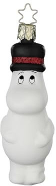 Inge-Glas Moominpappa, 11 cm - Weihnachtsdekoration, Christbaumschmuck, Glas, Hängend