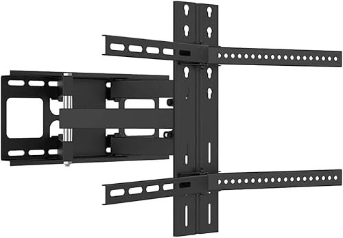 Staffa di montaggio a parete per TV con schermo LCD curvo da 55 pollici, regolabile