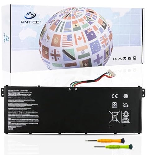 ANTIEE AP18C7M Laptop Battery Compatible with Acer ConceptD 3 CN315-72 Spin 5 SP513-54N SP513-55N Swift 3 SF313-52 SF313-52G SF514-55T SF313-53 SF514-55TA Swift 5 SF514-54GT SF514-55GT Series 15.4V
