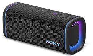Sony ULT FIELD 5 - Powerful Bluetooth Portable Speaker, 25hr Battery, 2 x ULT POWER SOUND modes, IP67, Waterproof, Dustproof, 360 Lights, Detachable Shoulder Strap, Compact - Black