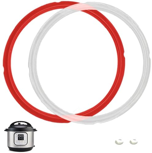 Fuator Sealing Ring for Instant Pot With Float Valve Caps Mini 3Qt 2 Pack | 3QT Instant Pot Seal Replacement Food-Grade Silicone Gasket Mini 3Qt Accessories