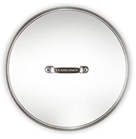 Le Creuset Couvercle en Verre Anti-Adhérent Renforcé, Diamètre 28 cm, 96200828000000, Noir