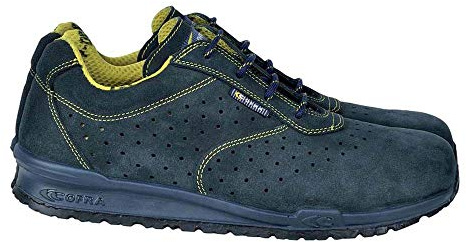 Cofra 78670-000.W43 GUERIN S1 P SRC Sicherheitsschuhe, Blau/Gelb, Größe 43