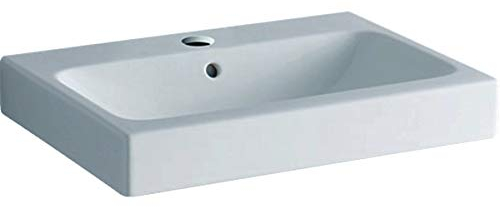 Keramag iCon Aufsatzwaschtisch mit Hahnloch 600 x 485 mm