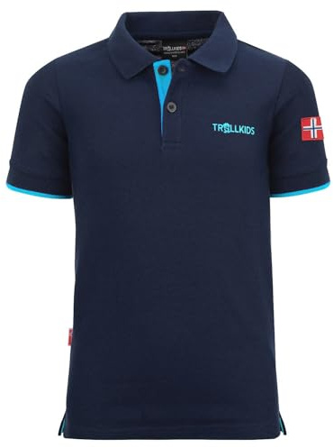 Trollkids Kids Bergen Polo XT 104, Navy/Blue